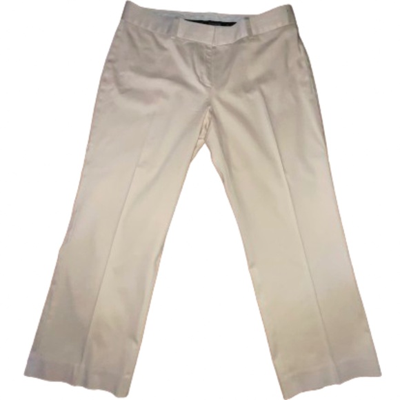 Express Editor Beige Capris Size 6 - Picture 1 of 11